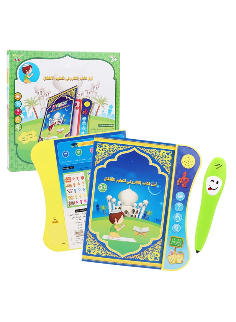 Bilingual Arabic And English Interactive Ebook Electronic Talking Book With Smart Pen Electronic Educational Book For Kids Early Development - Image 1